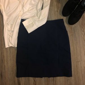 H&M Navy Pencil Skirt